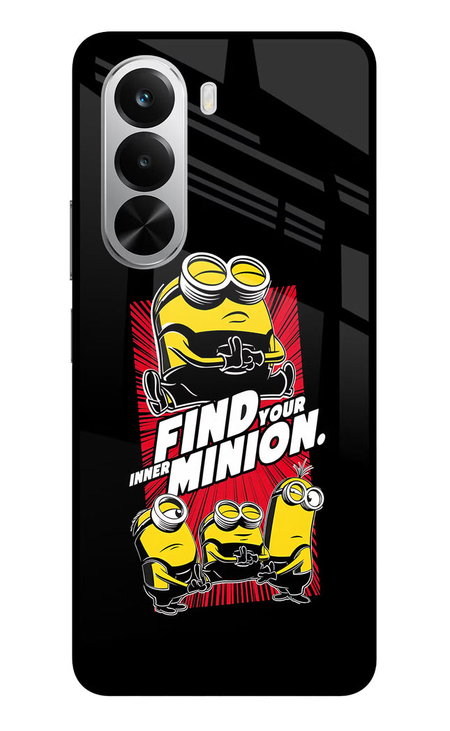 Find your inner Minion Realme P4x 5G Glass Case