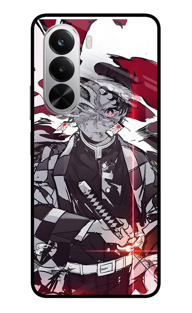 Demon Slayer Realme P4x 5G Glass Case Back Cover by Casekaro