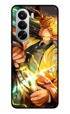 Demon Slayer Realme P4x 5G Glass Case