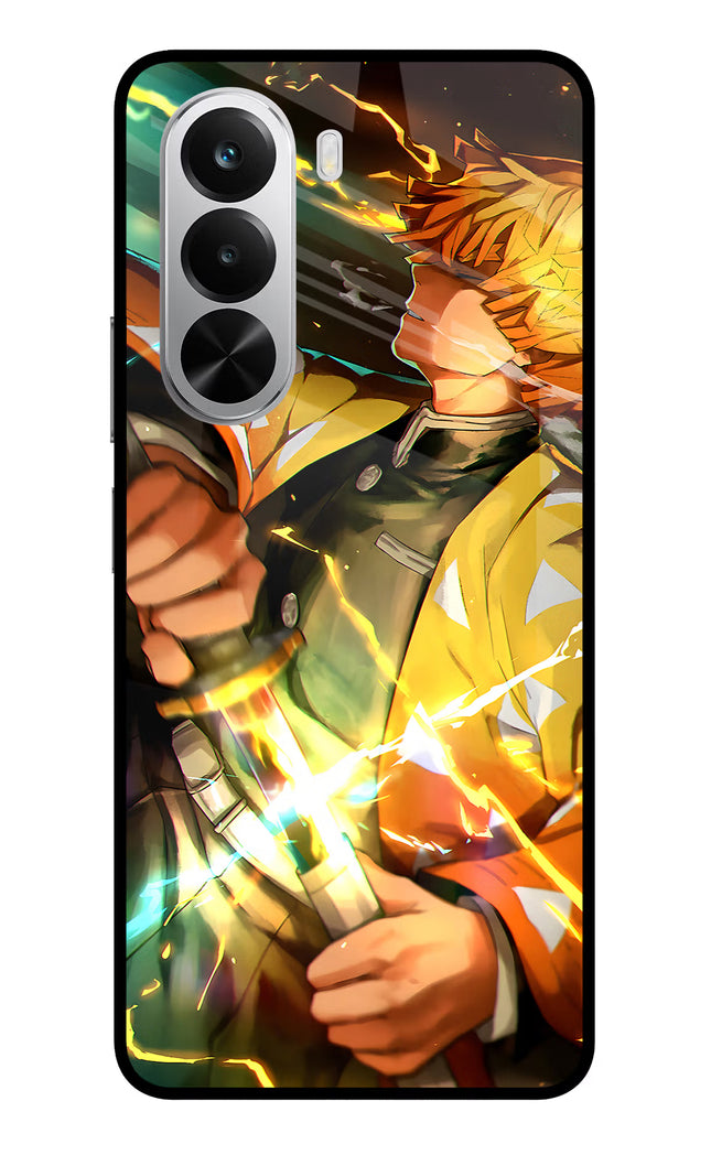 Demon Slayer Realme P4x 5G Glass Case