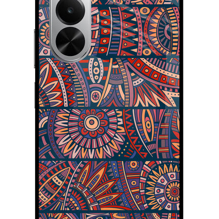 African Culture Design Realme P4x 5G Glass Case