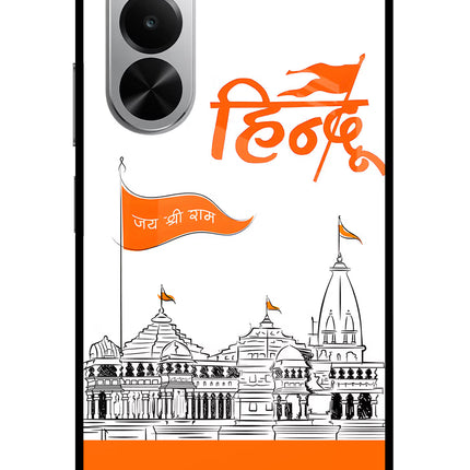 Jai Shree Ram Hindu Realme P4x 5G Glass Case