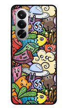 Veggie Doodle Realme P4x 5G Glass Case