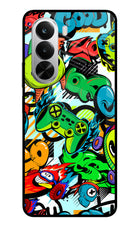 Game Doodle Realme P4x 5G Glass Case