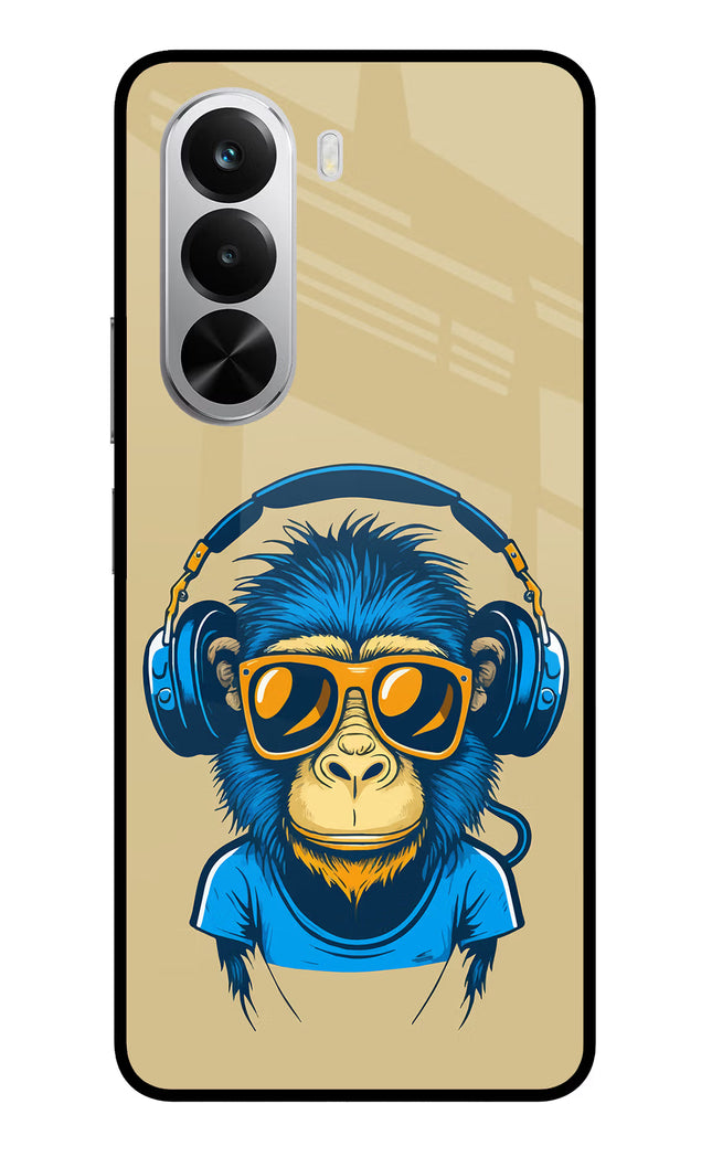 Monkey Headphone Realme P4x 5G Glass Case