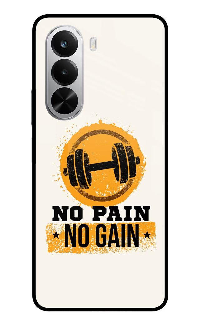 No Pain No Gain Realme P4x 5G Glass Case