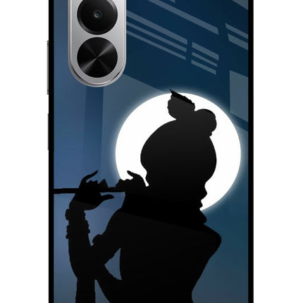 Shri Krishna Silhouette Realme P4x 5G Glass Case