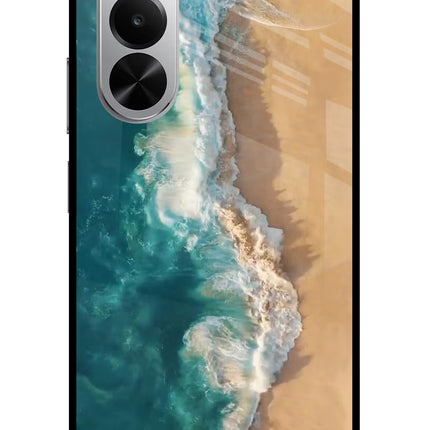 Ocean Beach Realme P4x 5G Glass Case