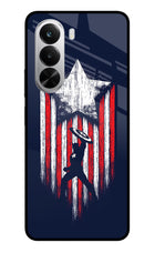 Captain America Marvel Art Realme P4x 5G Glass Case