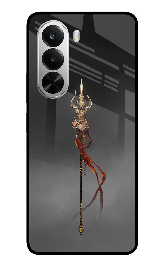 Shiv Trishul Realme P4x 5G Glass Case