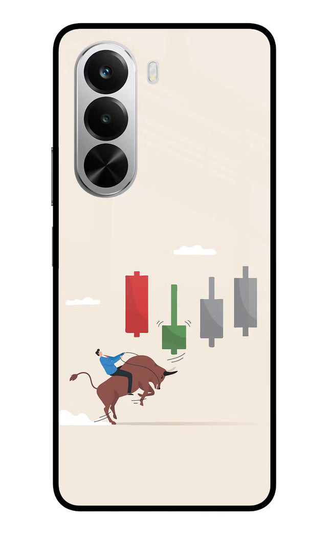 Bull Trading Momentum Realme P4x 5G Glass Case