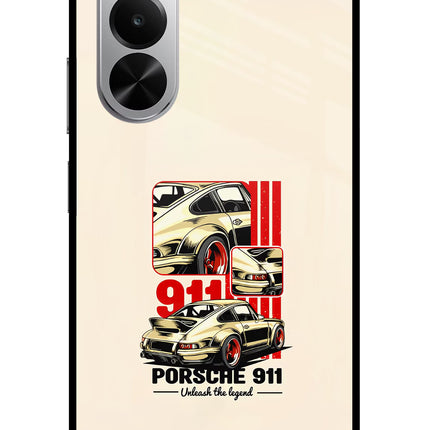Classic Porsche 911 Realme P4x 5G Glass Case