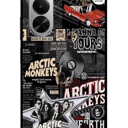 Arctic Monkeys Realme P4x 5G Glass Case