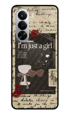 I am just a girl Realme P4x 5G Glass Case