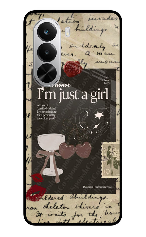 I am just a girl Realme P4x 5G Glass Case