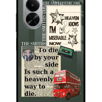 The Smiths Realme P4x 5G Glass Case Back Cover by Casekaro