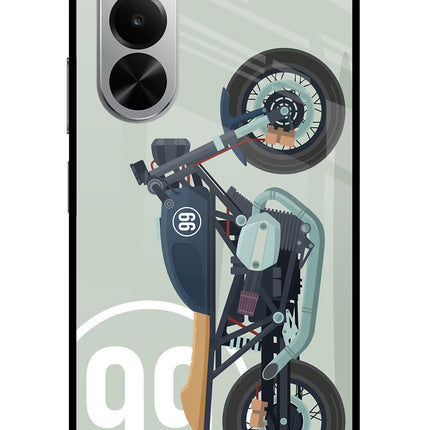 Classic Cafe Racer 99 Realme P4x 5G Glass Case