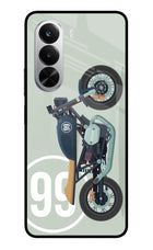 Classic Cafe Racer 99 Realme P4x 5G Glass Case