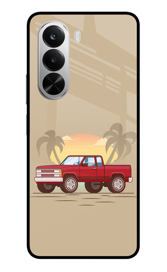 Desert Classic Drive Realme P4x 5G Glass Case
