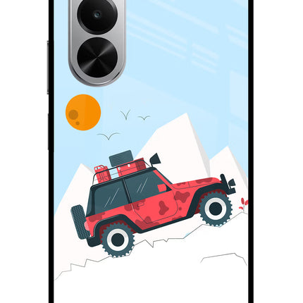 Mountain Trail Beast Realme P4x 5G Glass Case
