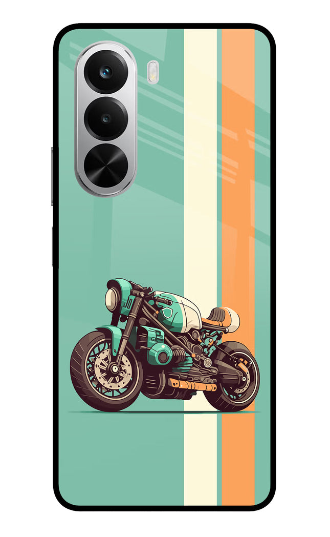 Striped Moto Drift Realme P4x 5G Glass Case