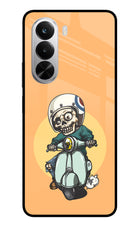 Undead Biker Realme P4x 5G Glass Case