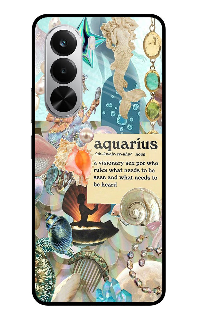 Aquarius Zodiac Realme P4x 5G Glass Case