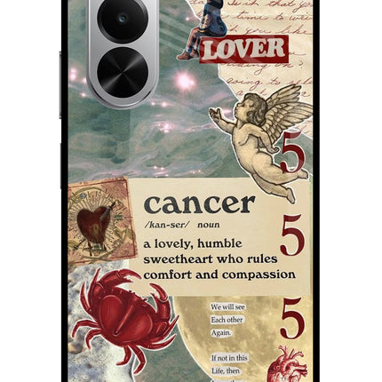 Cancer Zodiac Realme P4x 5G Glass Case