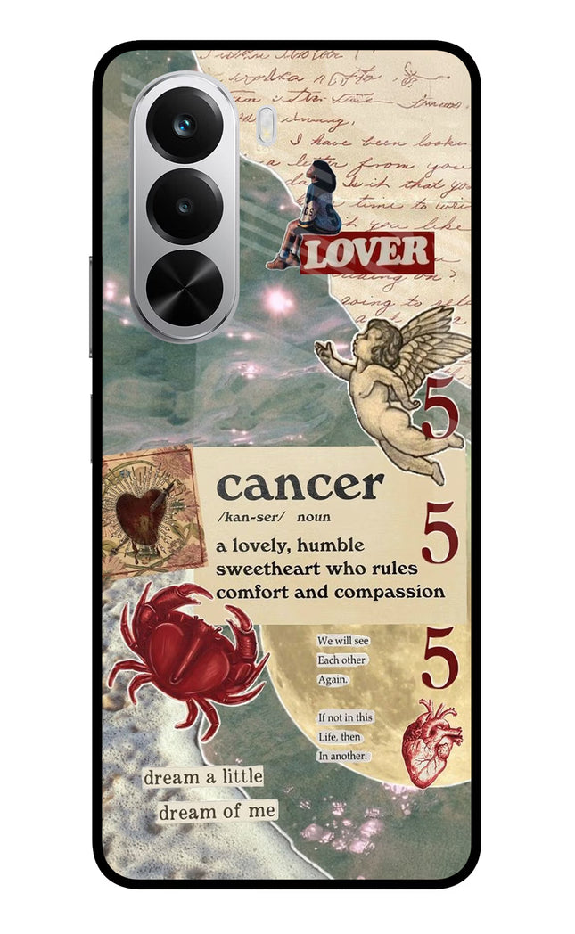 Cancer Zodiac Realme P4x 5G Glass Case