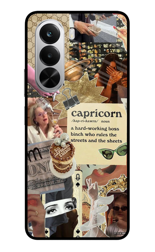 Capricorn Zodiac Realme P4x 5G Glass Case