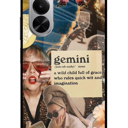 Gemini Zodiac Realme P4x 5G Glass Case