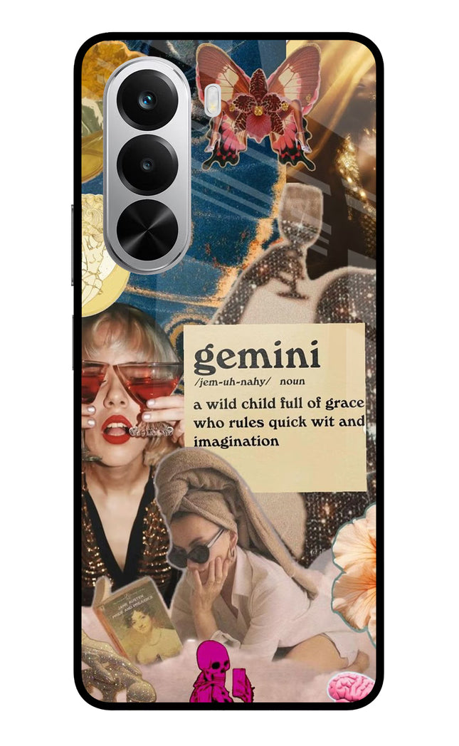 Gemini Zodiac Realme P4x 5G Glass Case