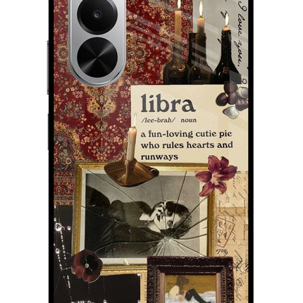 Libra Zodiac Realme P4x 5G Glass Case