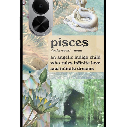 Pisces Zodiac Realme P4x 5G Glass Case