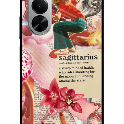 Sagittarius Zodiac Realme P4x 5G Glass Case