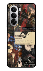 Scorpio Zodiac Realme P4x 5G Glass Case Back Cover by Casekaro