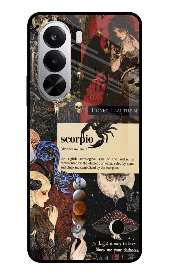 Scorpio Zodiac Realme P4x 5G Glass Case Back Cover by Casekaro