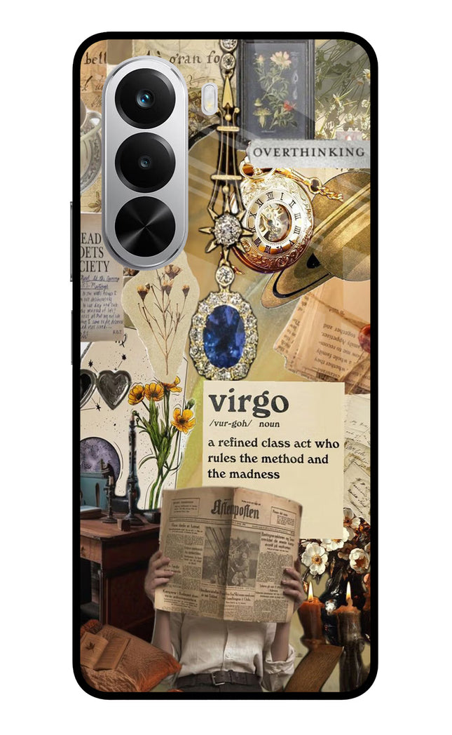 Virgo Zodiac Realme P4x 5G Glass Case Back Cover by Casekaro