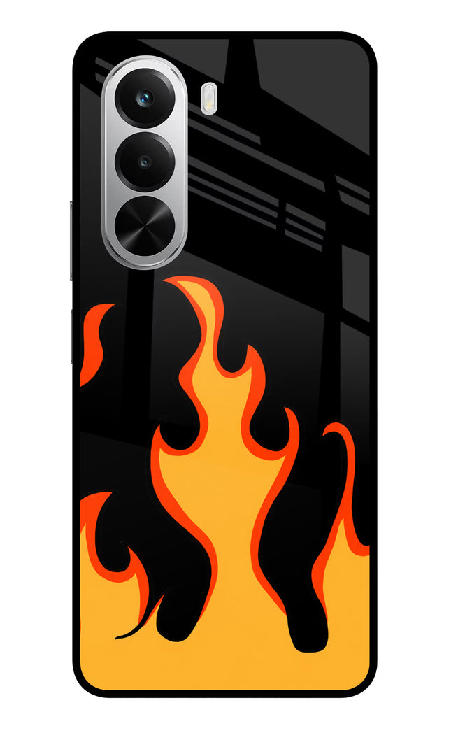 Fired Up – Black Realme P4x 5G Glass Case