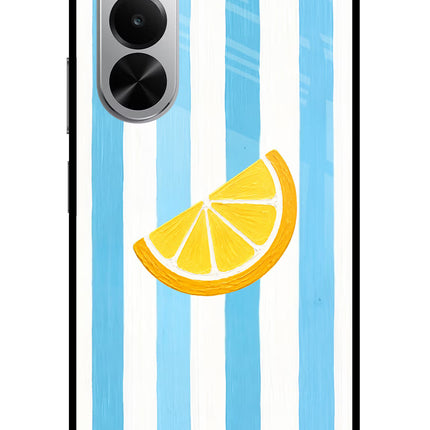 Summer Lemon Realme P4x 5G Glass Case