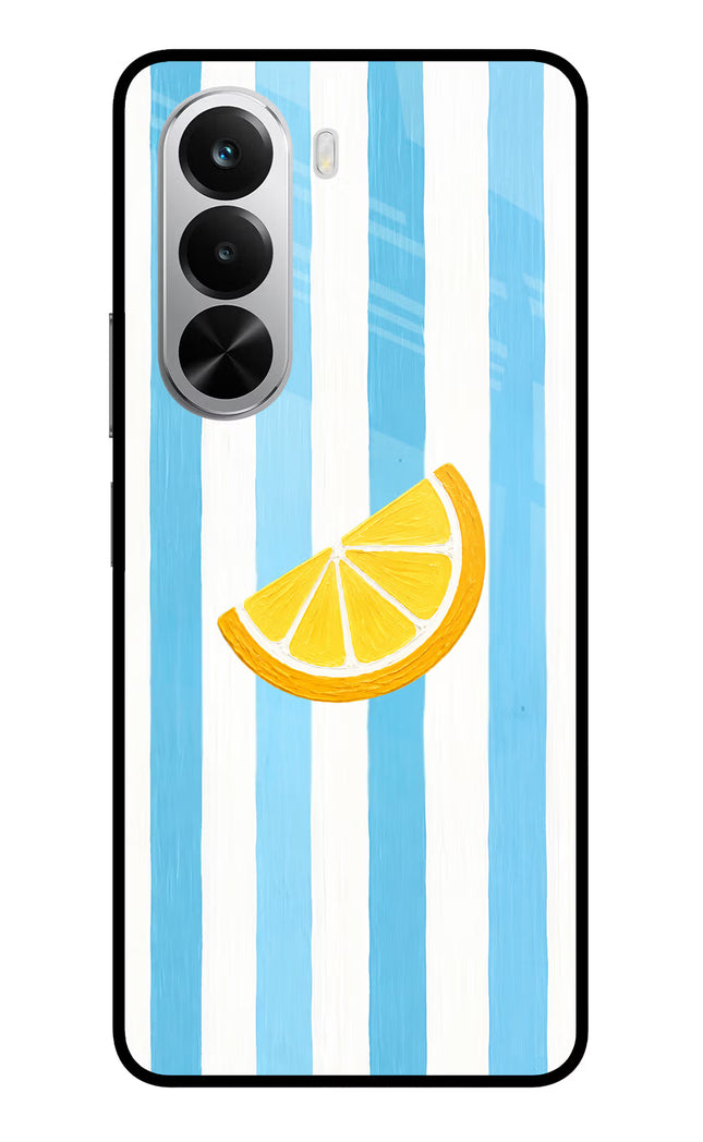 Summer Lemon Realme P4x 5G Glass Case