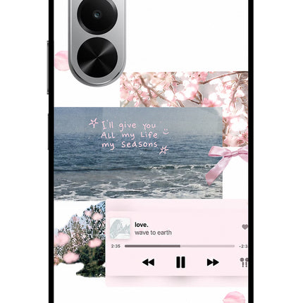 Wave to earth Realme P4x 5G Glass Case