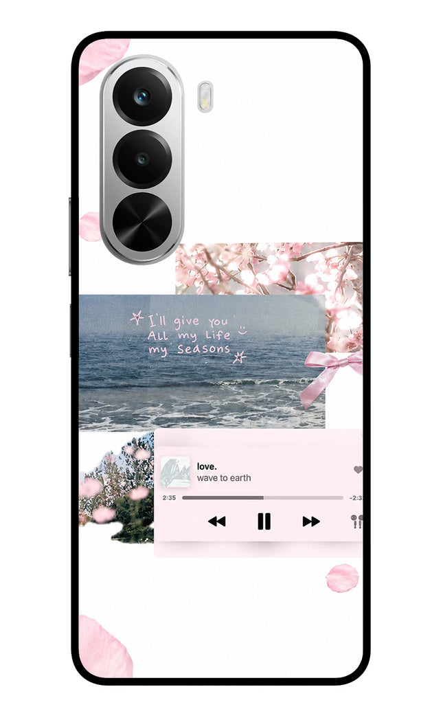 Wave to earth Realme P4x 5G Glass Case
