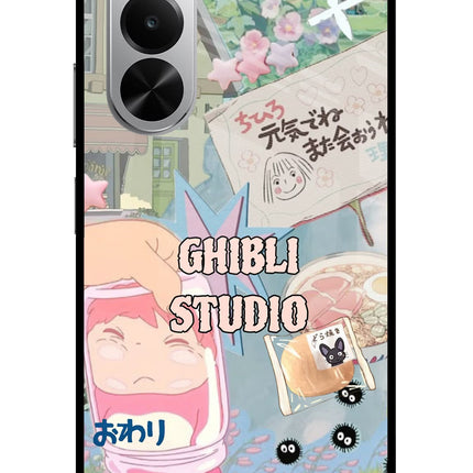 Studio Ghibli Realme P4x 5G Glass Case