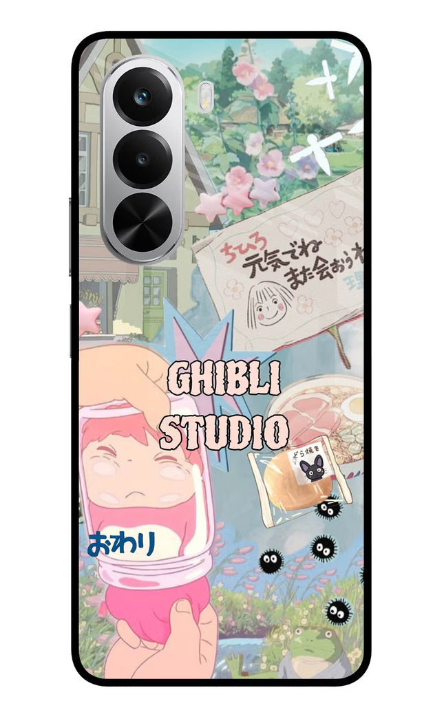 Studio Ghibli Realme P4x 5G Glass Case