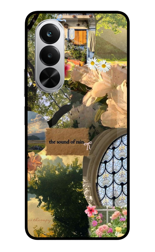 Rain Realme P4x 5G Glass Case