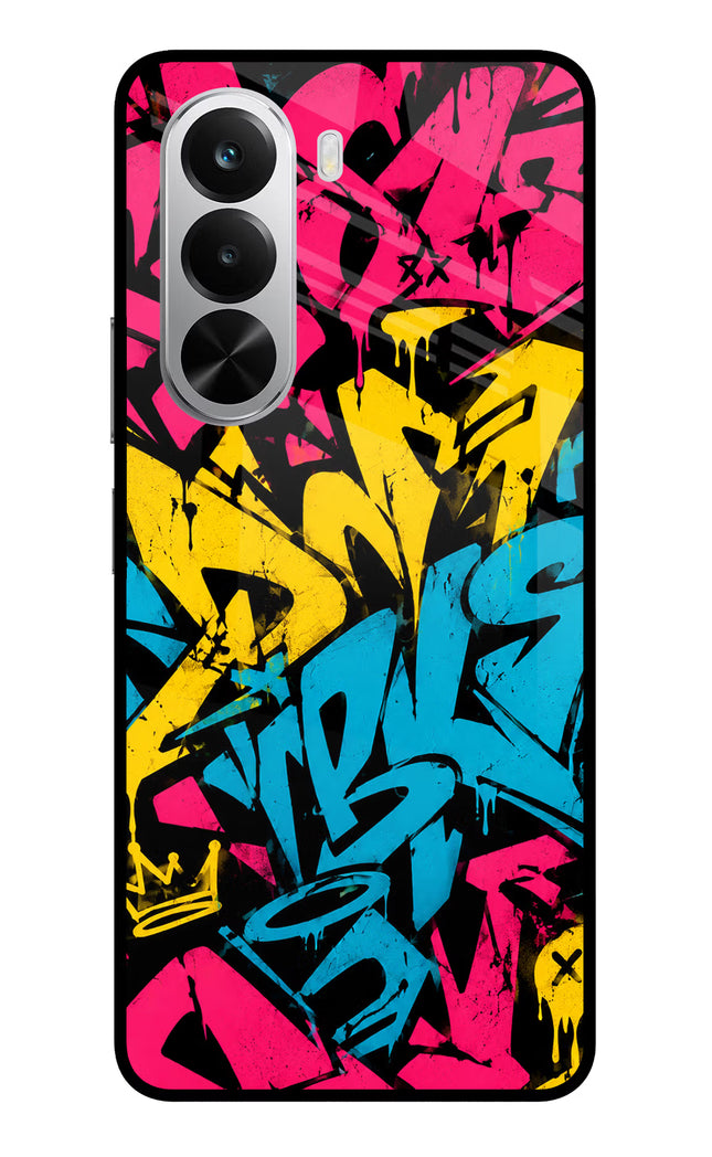 Graffiti Vibe Realme P4x 5G Glass Case