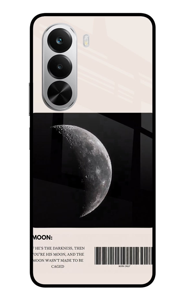 Moon Phase Realme P4x 5G Glass Case Back Cover by Casekaro