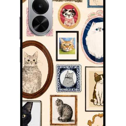 Mirror Cats Realme P4x 5G Glass Case