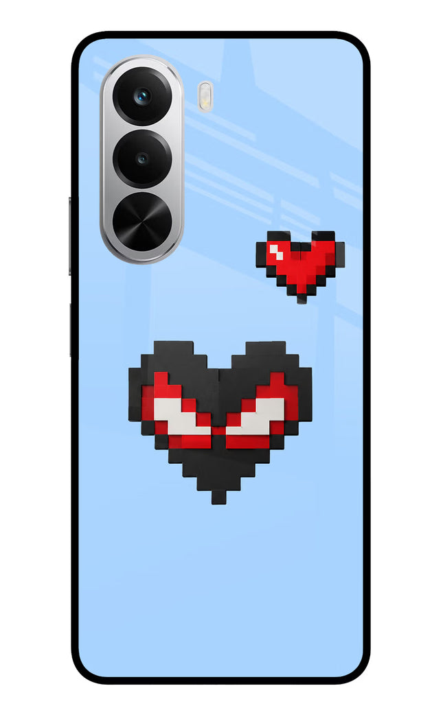 Peter Heart Realme P4x 5G Glass Case